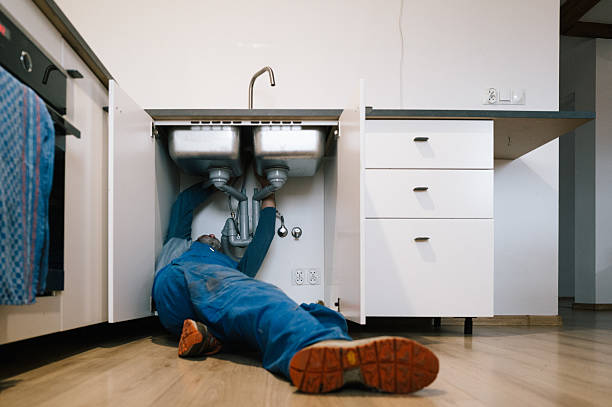 Professional Leak Detection technician working in Asheboro, NC